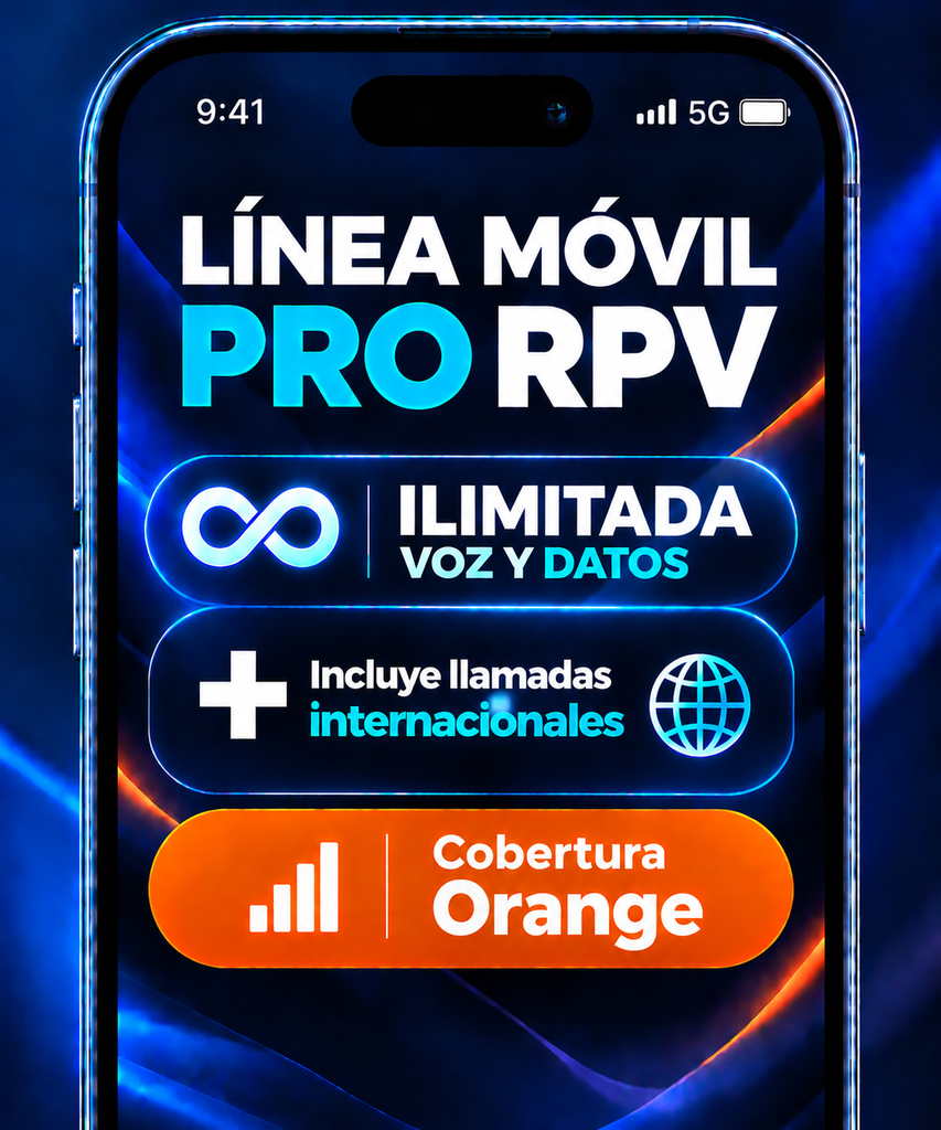 TARIFA MOVIL PRO RPV- ILIMITADA VOZ Y DATOS  €/mes 